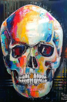 Skull ART Patrick van Haren VS ART GALERIE BREUKELEN